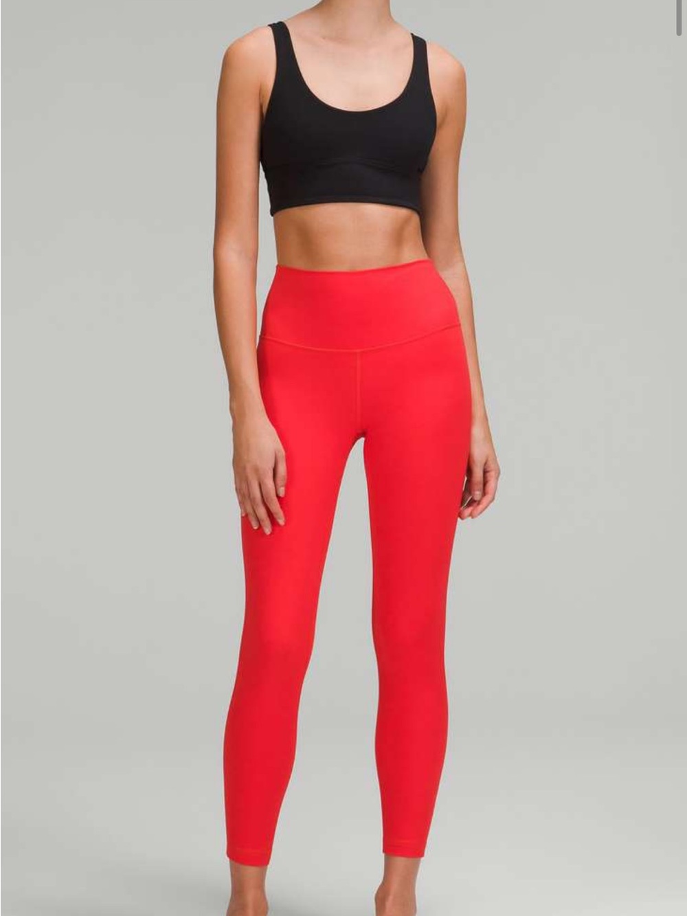 Lululemon align high rise pant size 5 carnation red